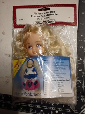 Fibre Craft Air Freshener Doll 5.3/4'' Ariel Upper Half  Alice In Wonder Land 