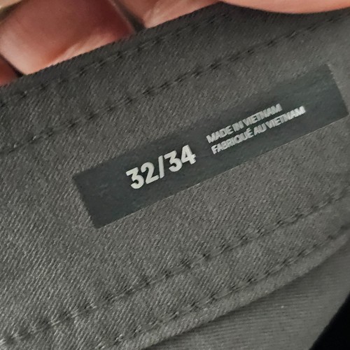 Prana Pants Mens 32 Gray Tapered Leg Slim Fit Hiking Stretch Outdoors Brion II - Picture 12 of 17