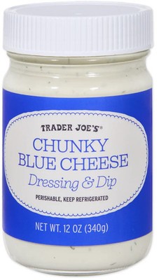 Trader Joe's Chunky Blue Cheese Dressing & Dip 12oz bottle - Pack of 3