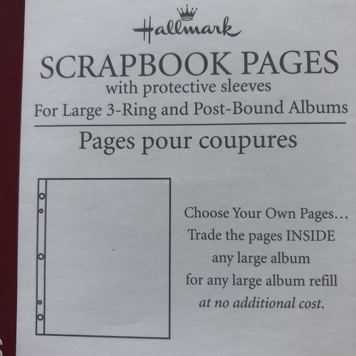 Hallmark AR1485 Scrapbook 8 Page Packs For Large 3 Ring And Post Bound Albums - Picture 3 of 7