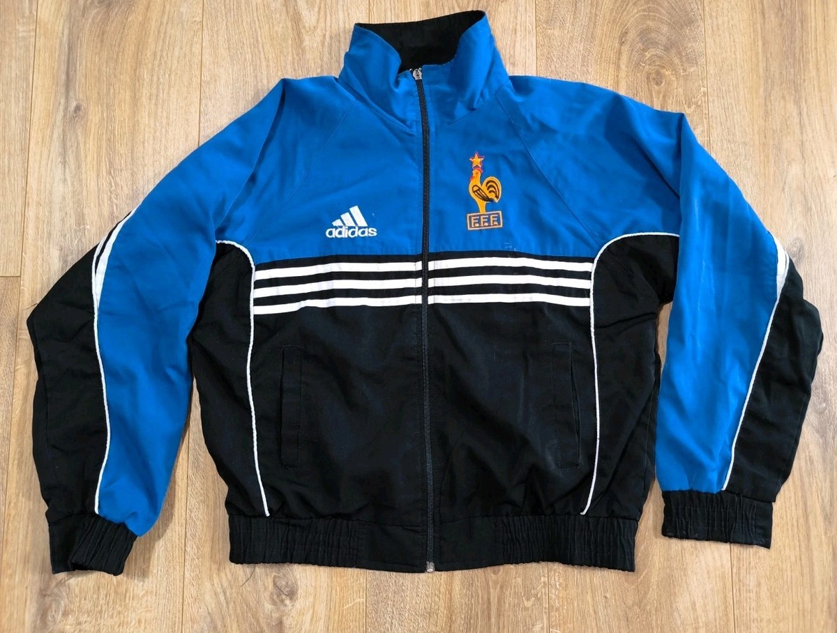 Vintage 90's Adidas France Soccer National Team FFF Track Jacket