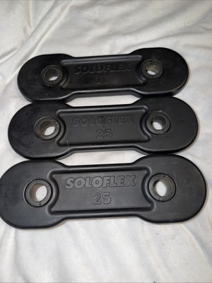 OEM SOLOFLEX weight straps resistance bands (1) 10# (2) 25#  60 lbs total