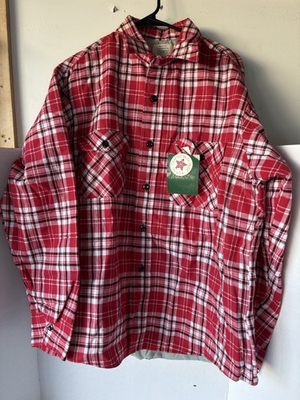 #ad Vintage Sears Men’s Quilted Lined Perma Prest Jacket Shirt 70s NWT $50.00