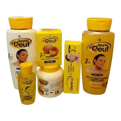 Jaune d'Oeuf Extra Fort Egg Yolk Skin Care Set Clarifying & Treating Face Body