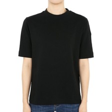 Moncler Short Sleeve Embossed Logo Round T-shirt (Black) 8C00002 89A17 76803653