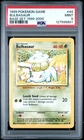 1999 POKEMON BASE SET 1999-2000 “4TH PRINT” #44 BULBASAUR PSA 9