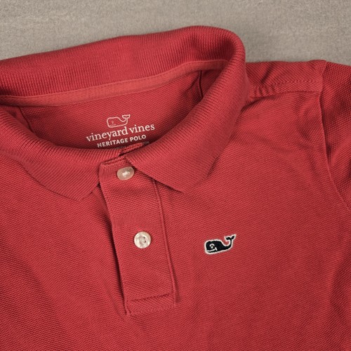 Vineyard Vines Shirt Youth Size 5 Pink Pima Cotton Polo Boys Short Sleeve