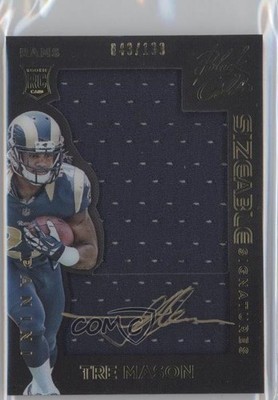 2014 Black Gold Sizeable Signatures Rookie Jerseys 43/199 Tre Mason Auto RC 1b9