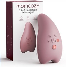 Momcozy Warming Lactation Massager 2-in-1, Soft Breast Massager