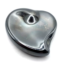 Vntg. 70's Halston Heart Silver Plated Compact by Elsa Peretti