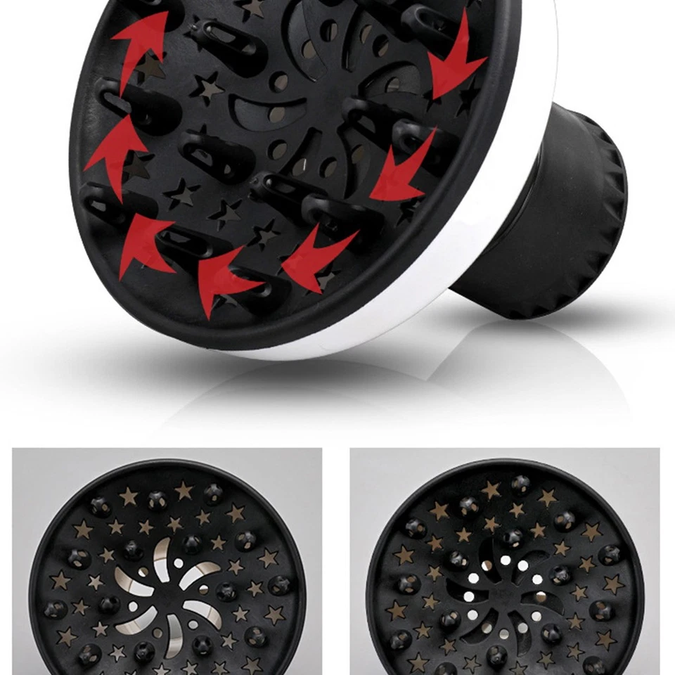  Universal Diffusor Aufsatz Diffusor-Haartrockner Düse Diffusoren Für - Bild 3 von 4