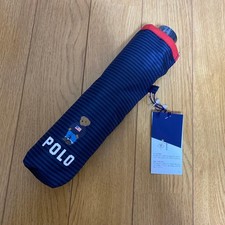 Ralph Lauren Polo Women Accessories Folding Umbrella Navy Limited Edition VHTF P