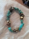 Magnesite Turquoise Gemstone Beads and Nuggets Braslet.. — photo 3