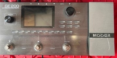 Mooer GE200 Multi-Effects Processor Pedal PKG027783 -Good Condition From U.S.A.