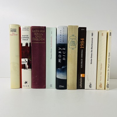 Weltliteratur und Klassiker Konvolut 10x Bücher Romane die man gelesen haben mus