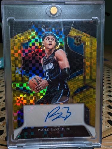 2022-23 Select Paolo Banchero "True" Gold Prizm Auto /10 Orlando Magic Rookie