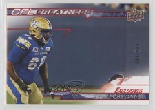 2023 Upper Deck CFL CFL Greatness Exclusives 96/100 Stanley Bryant #CG-SB 1d3