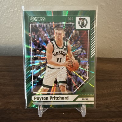 Payton Pritchard 2024-25 Panini Donruss Green Laser #137 - NM/M - Celtics