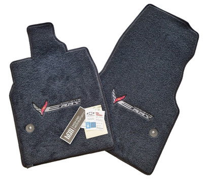 Chevrolet Corvette E-Ray C8 Floor Mats Jet Nice Premium 32oz UpGrade Quality