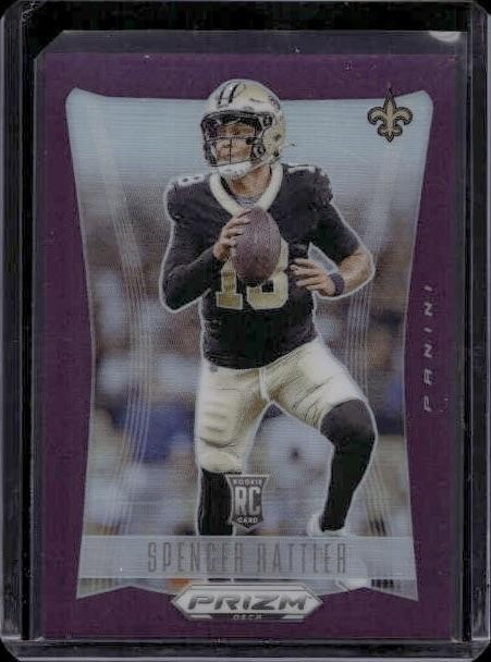 2024 Prizm Deca #221 Spencer Rattler Purple Prizms #/99