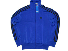 adidas Adicolor Classics Firebird Track Jacket Men's size L Lucid Blue/Black 3-S