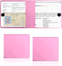 2 PCS Car Registration and Insurance Holder, 10.6'' 4.8'' Essential Auto Card Gl
