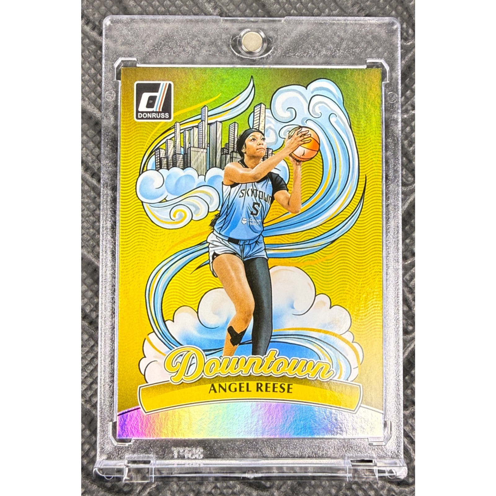 2025 Panini Donruss WNBA Angel Reese Downtown #6 Case Hit SSP Chicago Sky