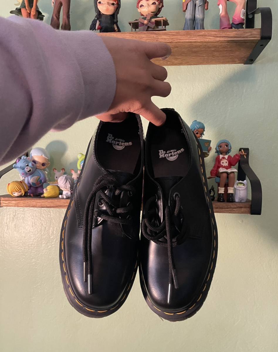 Dr. Martens 8053 Leather Platform Shoes | eBay