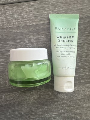 Lot FARMACY Whipped Greens Oil-Free Foaming Cleanser 1.7 Fl Oz 50 ml SEAL Extra