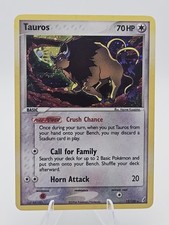 Pokémon TCG Tauros EX Crystal Guardians 12/100 Holo Rare LP on eBay