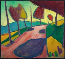 Alexej von Jawlensky : 1909 : Murnau Landscape : Archival Art Print