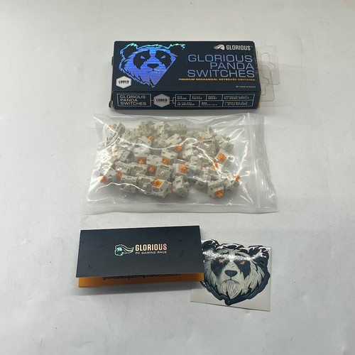 Glorious - Panda 3-pin Lubed Tactile Hot Swappable Switches for Mechanical Keybo