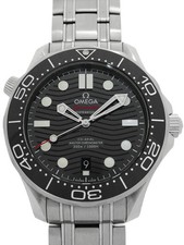 OMEGA Seamaster Diver 300 Co Axial Master Chronometer 42mm Black Box Card #T156