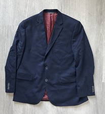 Saks Fifth Avenue Loro Piana NAVY 100 Cashmere Sport Coat Blazer Jacket 46 R