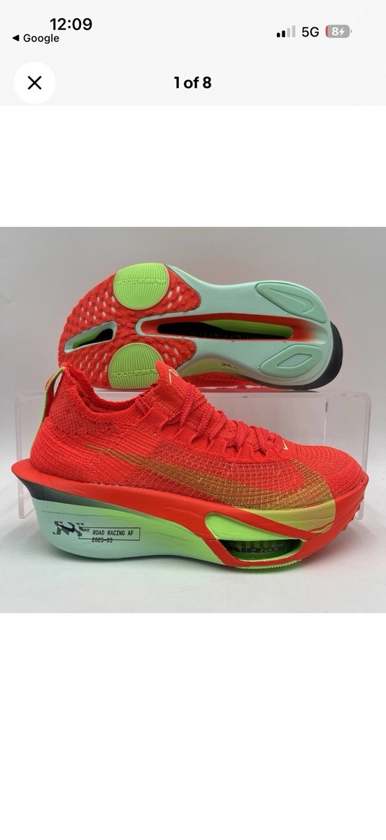 NIKE ROAD RACING AF 2025-03 ランニングシューズ Nike Road Racing AF 2025-03 Men's Mesh Running Shoes Red Green