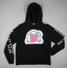 Billionaire Boys Club Hoodie Mens XL Astronaut Sleeve Print Pullover Sweatshirt