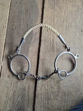 Rope Nose Sliding Gag Twisted Dogbone Combo Bit