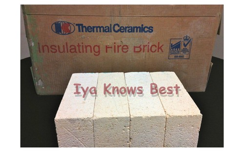 K20 Insulating Firebrick 9 x 4.5 x 1.75 Morgan Thermal Ceramics USA Made 2000F - 第 1/2 張圖片
