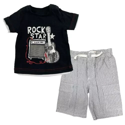 Kids Headquarters Little Boys 2-Piece T-Shirt &Shorts Set Pick Size & Color - Bild 3 von 5