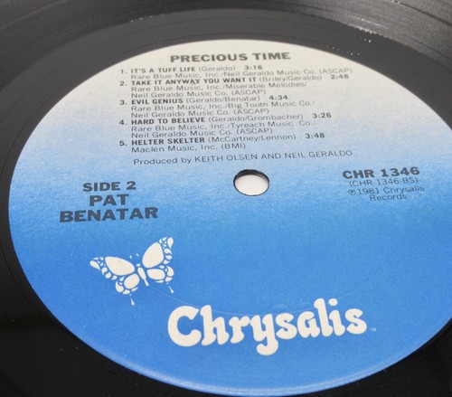 Pat Benatar Precious Time CHR1346 Chrysalis 1981 LP Record 33 RPM vinyl Album - Picture 9 of 10