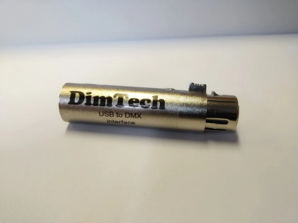 DimTech USB to DMX Stage Lighting USB-DMX DMX512 Dimmer open Enttec Controller - Image 4 of 4