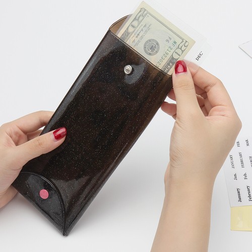Cash Envelope Wallet with 6pcs Divider with Pockets and 2pcs Monthly Tab Sticker - Picture 10 of 36