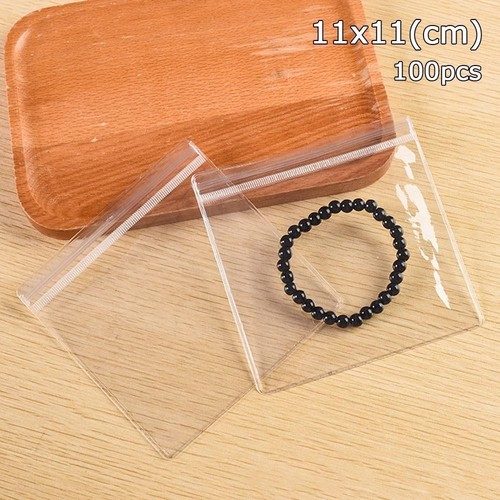 Necklace Bracelet Ring Self Sealing Bag PVC Plastic Jewelry Bag Zip Lock Bags - Picture 14 of 22