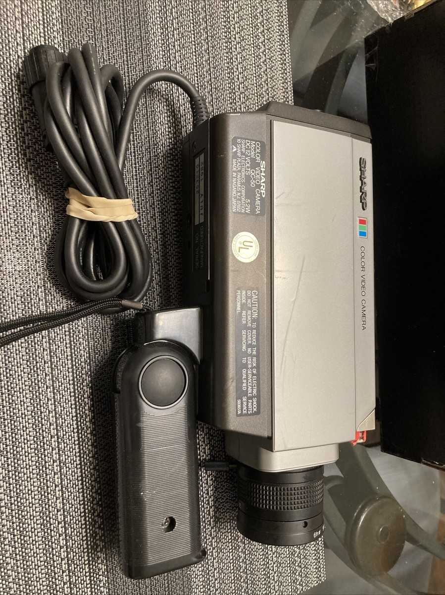 Vintage Sharp Color Video Camera My Video QC-50 Untested Vintage Sharp Color Video Camera My Video QC-50 Untested