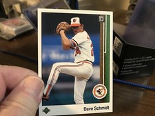 1989 Upper Deck Baltimore Orioles Baseball Card #447 Dave Schmidt