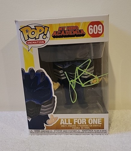 Funko Pop! MY HERO ACADEMIA ALL FOR ONE #609 Signed JOHN SWASEY JSA COA . - Bild 2 von 13