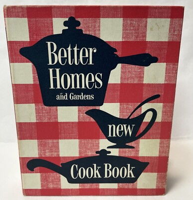 Vintage Better  Homes And Gardens New Cookbook 1953  FIRST EDITION 9th Printing