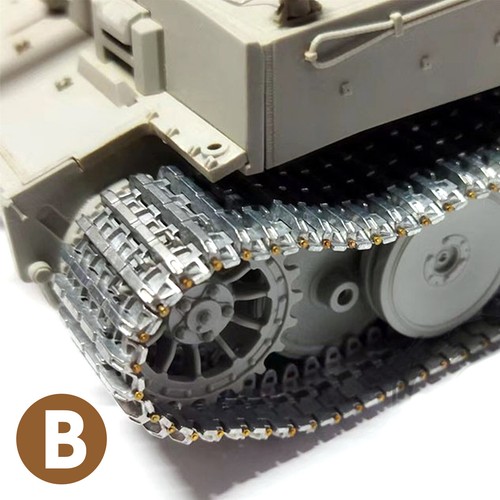 1/35 German Tiger I Early/Mid/Late Type Tank Metal Track Links w/ Metal Pins Kit - Picture 11 of 24