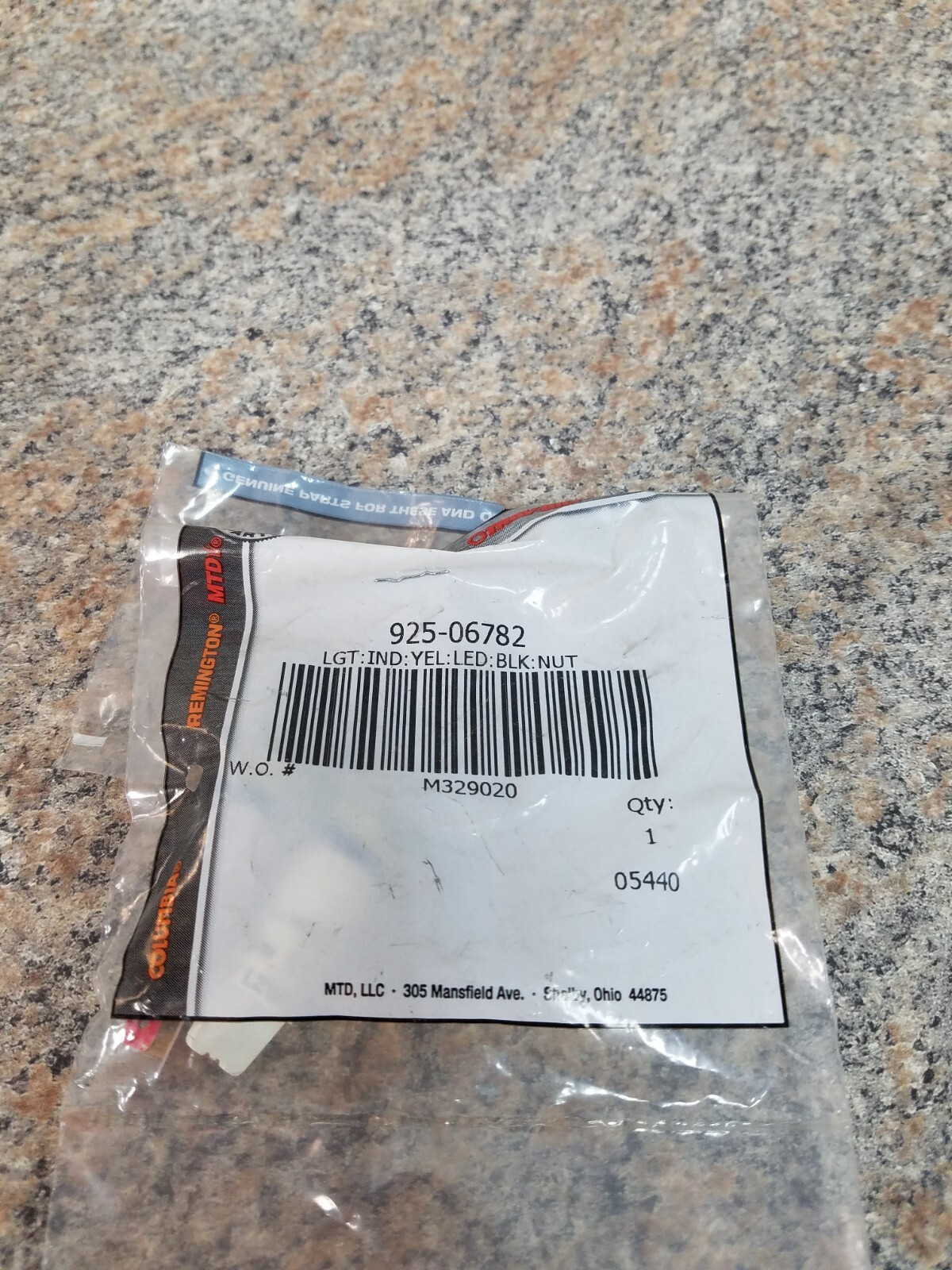 CUB CADET 92506782 Indicator Led Light Yellow GSX XT3 72506782
