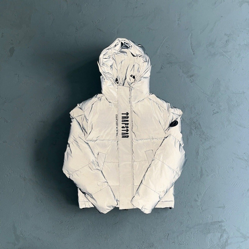 Trapstar Decoded Hooded Puffer 2.0 Jacket , Color Reflective Trapstar Decoded Hooded Puffer 2.0 Jacket , Color Reflective
